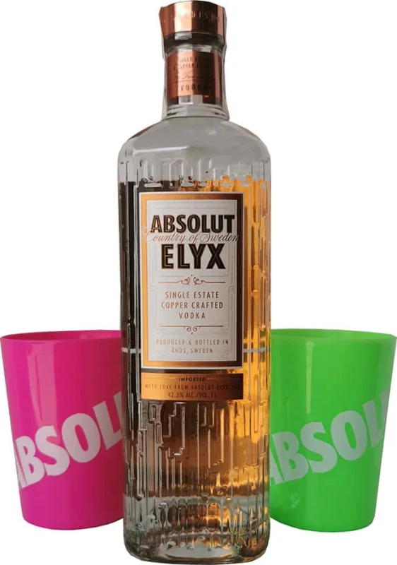 Absolut Elyx 1 Litro + 2 Vasos (Suecia) - Fotografía principal del producto