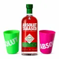 Absolut Tabasco 1 Liter mit 2 Gläsern - Produkt-Miniaturbild