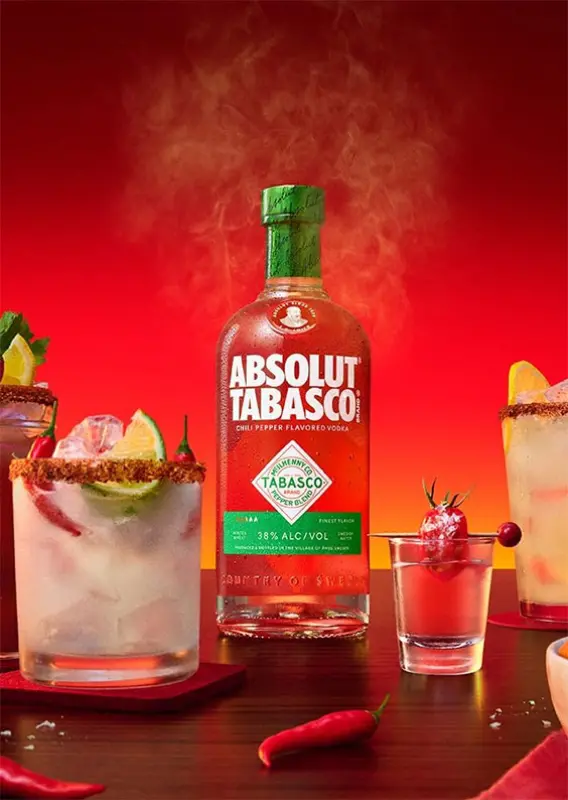 Absolut Tabasco + 2 Vasos - Imagen 4 del producto