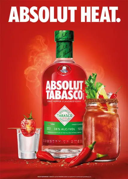 Absolut Tabasco + 2 Vasos - Imagen 5 del producto