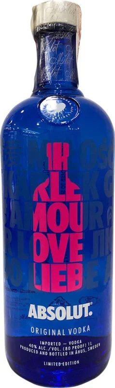 Absolut Drop of Love 1 Liter (Schweden) - Hauptproduktfoto