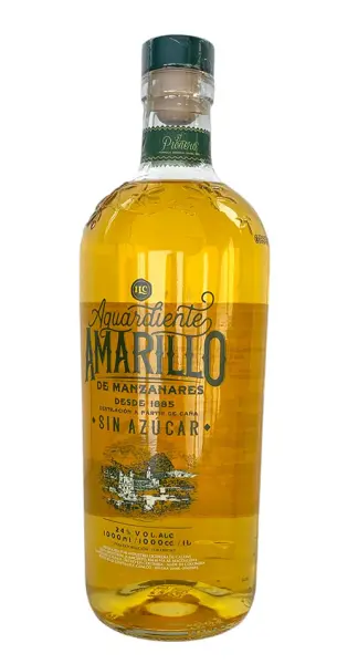 Aguardiente Amarillo de Manzanares Sin Azucar 1 Liter - Main product photo