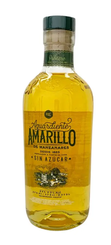 Aguardiente Amarillo de Manzanares Sin Azúcar 37.5 CL - Fotografía principal del producto
