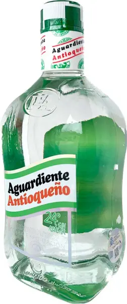 Aguardiente Antioqueno Zuckerfrei Grüne Kappe - Hauptproduktfoto
