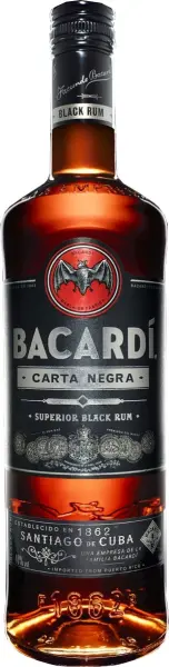 Bacardi Carta Negra 1 Liter - Main product photo