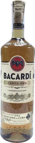 Bacardi Carta Oro 1 Liter - Main product photo