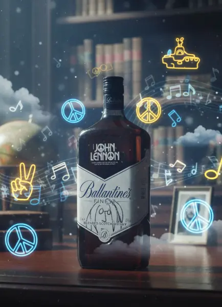 Ballantine's John Lennon Limited Edition 1 Liter | Licorea