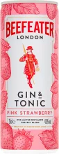 Beefeater Pink Strawberry & Tonic 25 CL (12 latas)