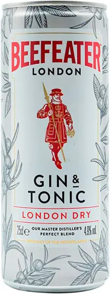 Beefeater Gin & Tonic 25 CL (12 boîtes) - Photo principale du produit