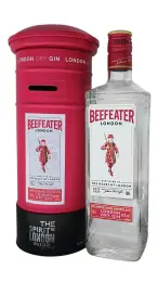 Beefeater con confezione a forma di cassetta postale