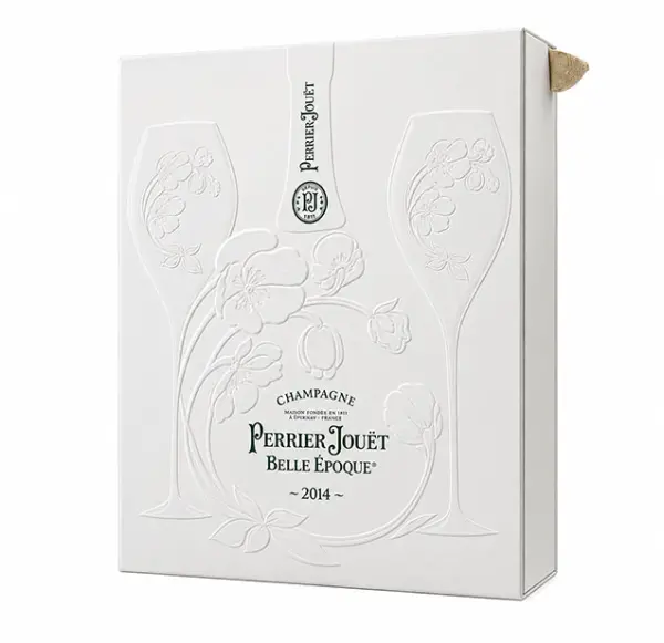 Perrier Jouët Belle Epoque con 2 copas - Imagen 2 del producto
