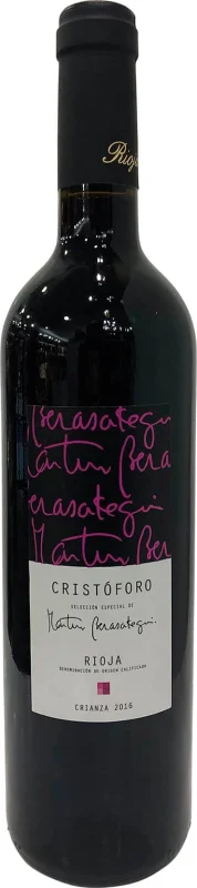Cristóforo Crianza by Martín Berasategui 2016 - Fotografía principal del producto
