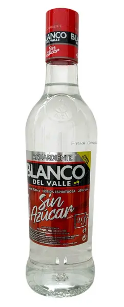 Aguardiente Blanco del Valle Sin Azúcar - Fotografía principal del producto