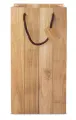 Borsa effetto legno per 2 bottiglie - Miniatura del prodotto 2 del prodotto