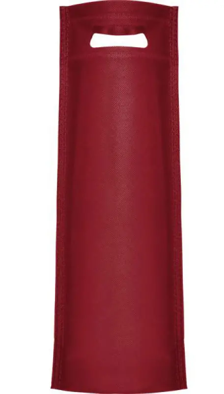 Borsa non woven color borgogna per 1 bottiglia - Foto principale del prodotto