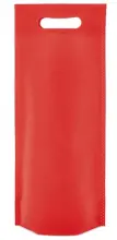 Bolsa para 1 botella non woven roja