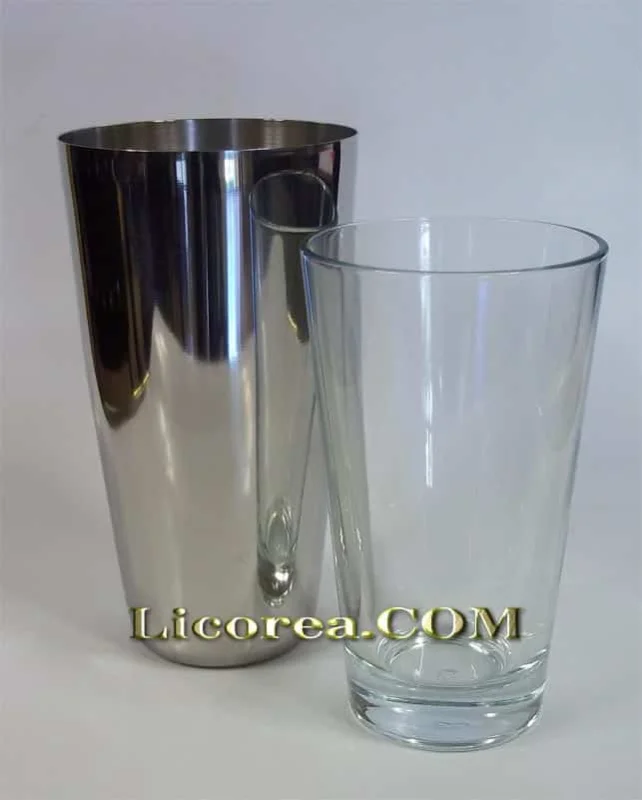 Coctelera Boston Cromada 28 Onzas + Vaso - Fotografía principal del producto