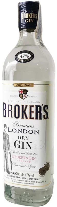 Broker's Premium Gin 47% - Fotografía principal del producto