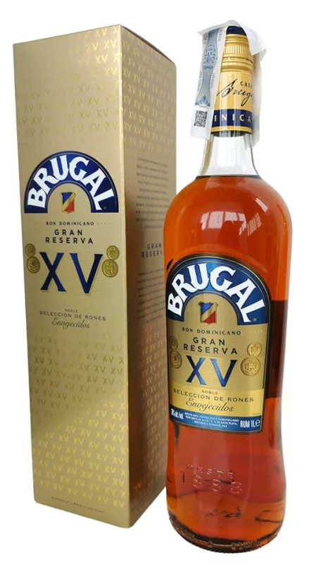 Brugal XV Gran Reserva 1 Litre (République Dominicaine) - Photo principale du produit