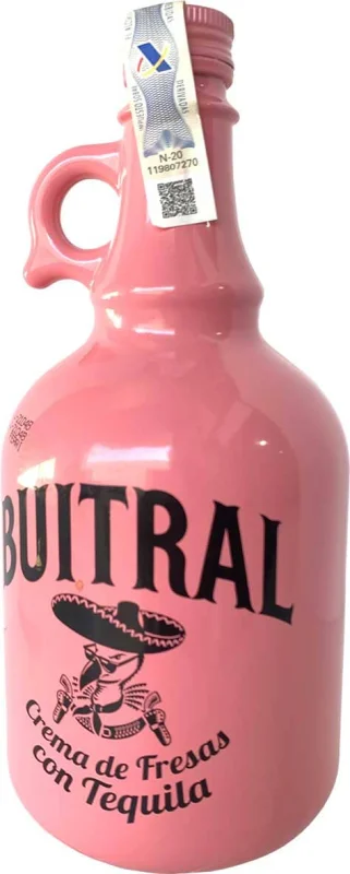 Buitral Crema de Fresas con Tequila 1 Litro - Fotografía principal del producto