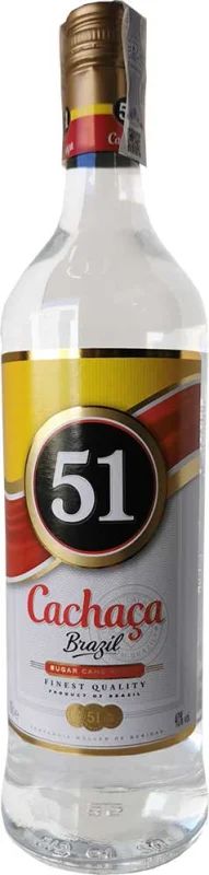 Cachaça 51 1 Litro - Fotografía principal del producto