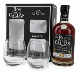 Viejo de Caldas 8 Jahre + 2 Glasn