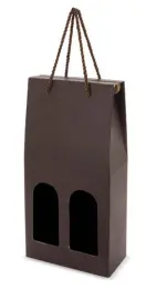 Box for 2 bottles Brown