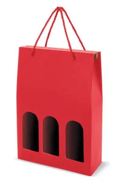 Caja de Cartón 3 Unidades Rojo - Imagen 2 del producto