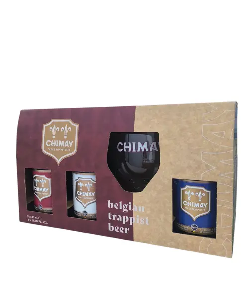 Coffret Chimay Trilogie + Verre - Photo principale du produit