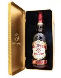 Chivas Regal 12 Jahre Sonderedition mit goldener Metallbox