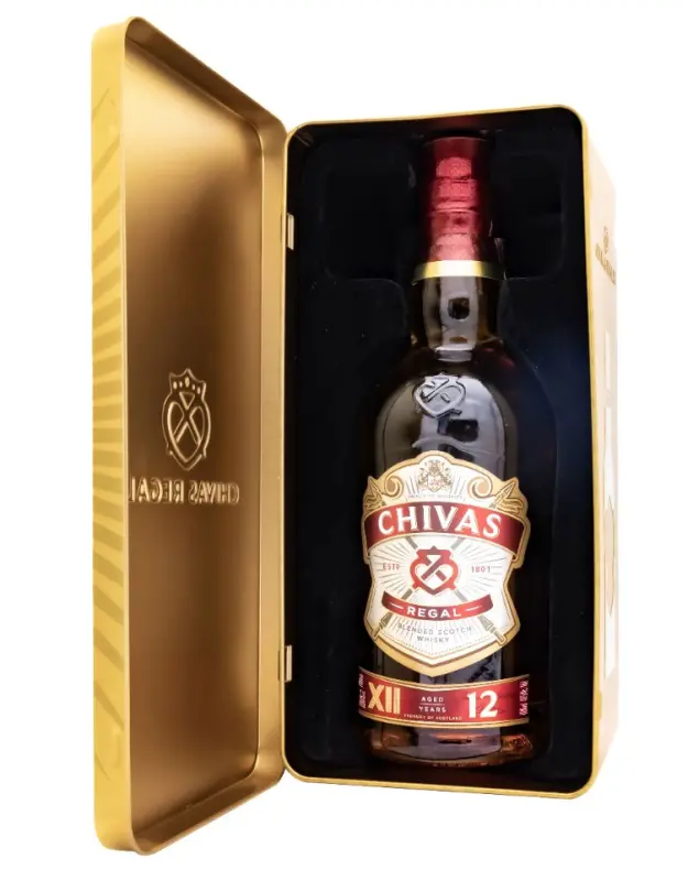 Chivas Regal 12 Anni Edizione Speciale Scatola in Metallo Dorato - Foto principale del prodotto