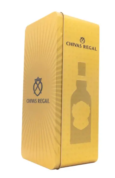 Chivas Regal 12 Anni Edizione Speciale Scatola in Metallo Dorato - Immagine 2 del prodotto