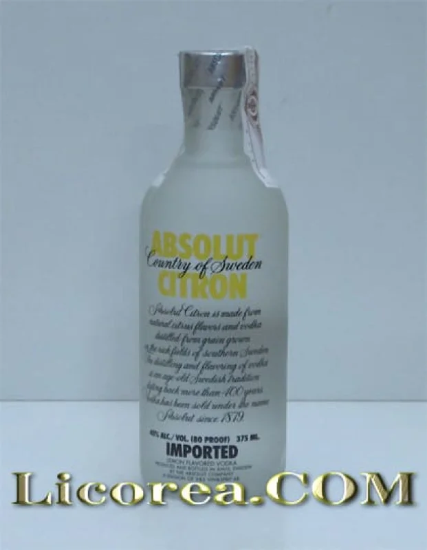 Absolut Citron, 37.5 CL - Fotografía principal del producto