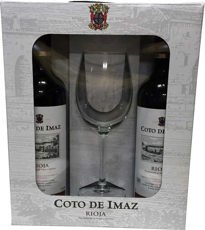 Coto de Imaz Reserva 2020 Estuche 2 Botellas + Copa - Fotografía principal del producto