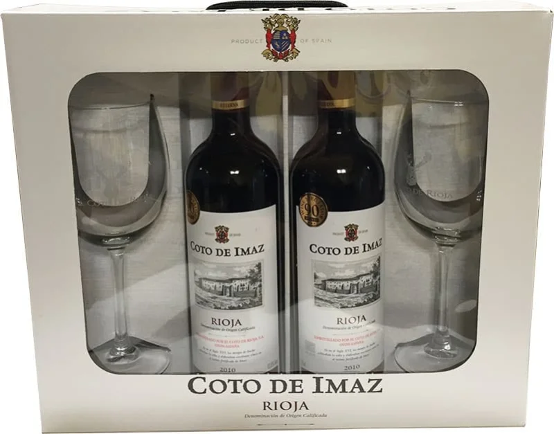 Coto de Imaz Reserva 2012 Estuche 2 Botellas + 2 Copas - Fotografía principal del producto