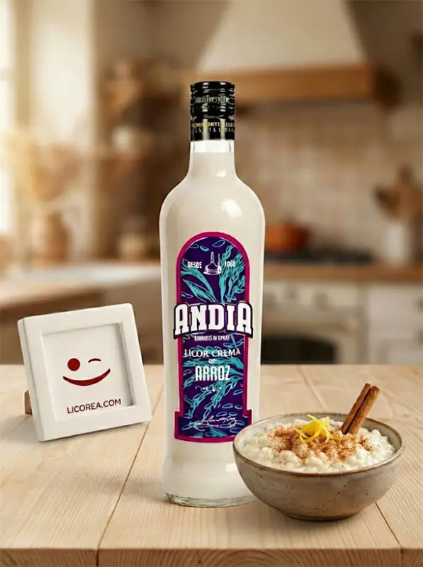 Andia Reiscremelikör 1 Liter - Bild 2 des Produkts