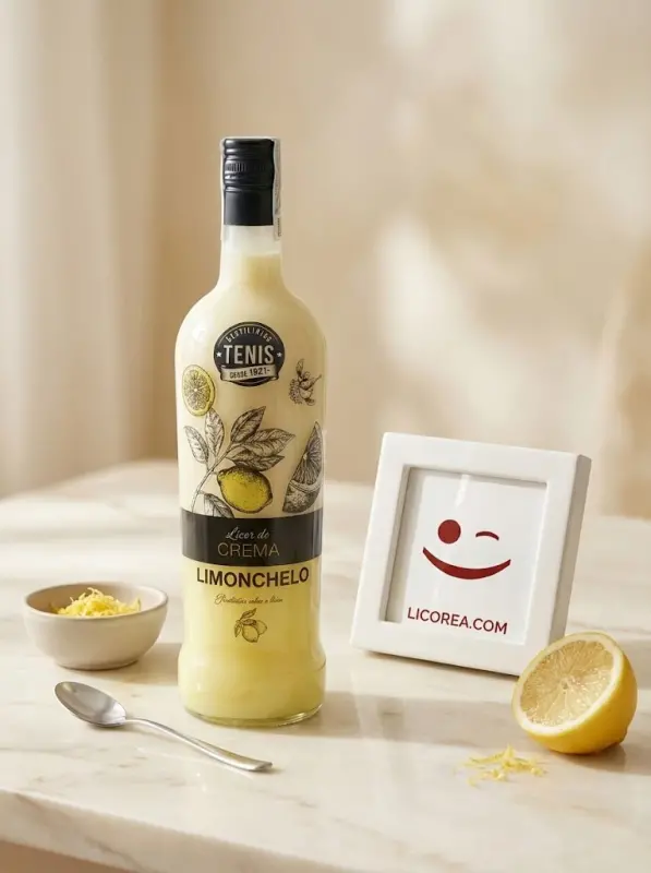 Crema de Limonchelo Tenis 1 Litro - Imagen 2 del producto