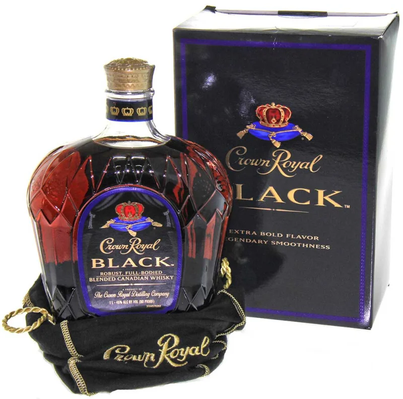 Crown Royal Black 1 Litro (Canada) - Fotografía principal del producto