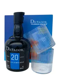 Dictador 20 Years Solera System Rum +2 Glasses