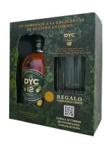 DYC 12 Years Single Malt with glass