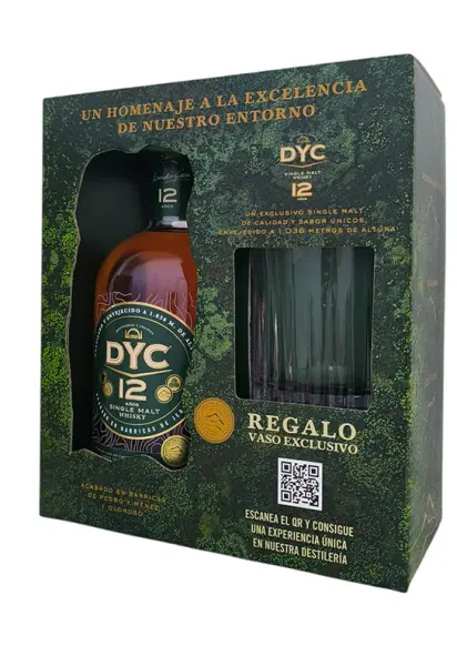 DYC 12 años Single Malt con Vaso - Fotografía principal del producto