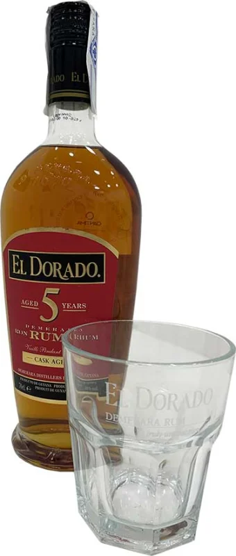 El Dorado Reserva 5 Años + Vaso (Guyana) - Fotografía principal del producto