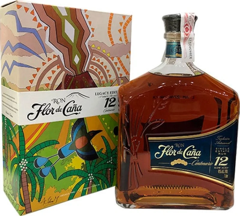 Flor de Caña Centennial 12 Year Reserve 1 Liter (Nicaragura) - Main product photo
