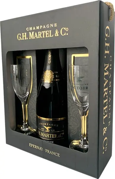 G.H.Martel & Co. Brut Prestige + 2 Verres - Photo principale du produit