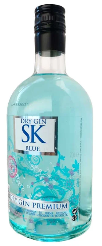 SK Blue Dry Gin - Main product photo