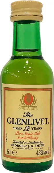 The Glenlivet Réserve 12 Ans 5 CL (Speyside) - Photo principale du produit