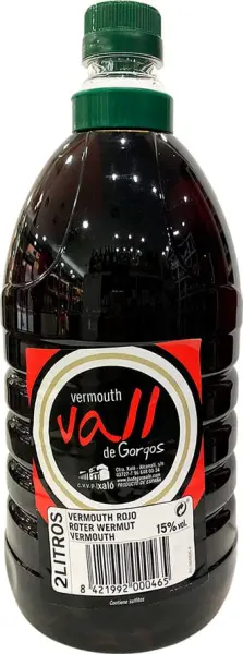 Vermouth Vall de Gorgos 2 Litros (Alicante) - Fotografía principal del producto