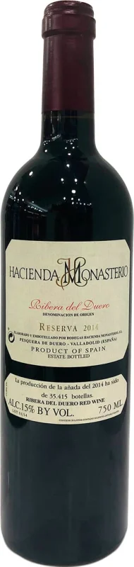 Hacienda Monasterio Reserva 2015 - Fotografía principal del producto