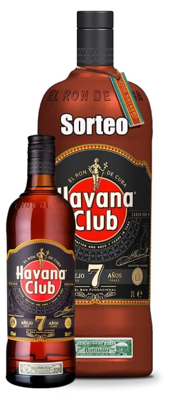 Havana Club Reserva 7 Años + Sorteo Havana 7 3 Litros (Cuba) - Fotografía principal del producto