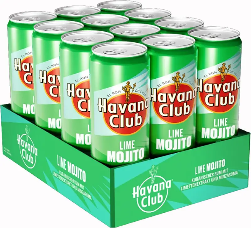 Havana Club Lime Mojito 25 CL (12 latas) - Imagen 2 del producto